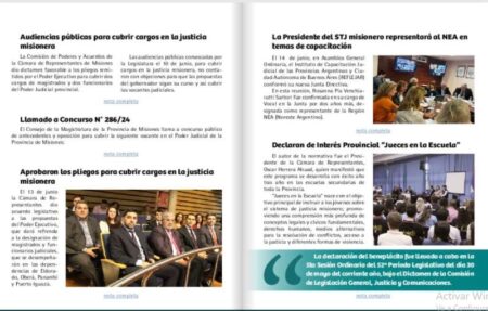 STJ presentó un Informe de Gestión: «Compromiso con el servicio de justicia, la innovación, la formación permanente y la cercanía con la comunidad» imagen-102