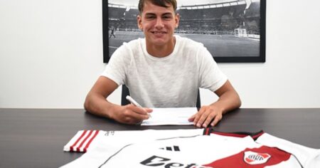 La joya de River que ya debutó en Primera y firmó su primer contrato imagen-14