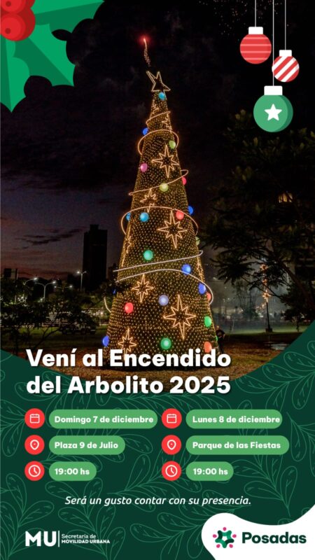 La Navidad ilumina Posadas con un doble encendido lleno de magia imagen-113