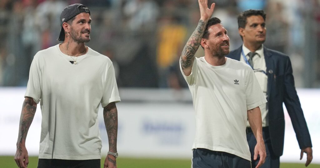 Sigue la calma en la visita de Messi: ahora fue Mumbai imagen-3