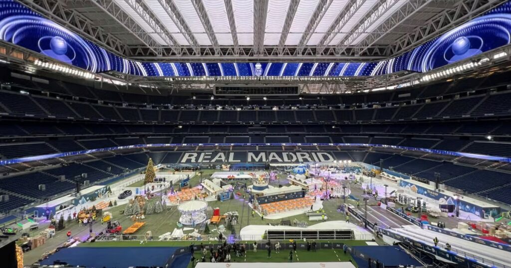 La particular transformación que sufrió el Bernabéu para Navidad y Año Nuevo imagen-4