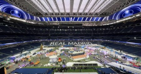 La particular transformación que sufrió el Bernabéu para Navidad y Año Nuevo imagen-16
