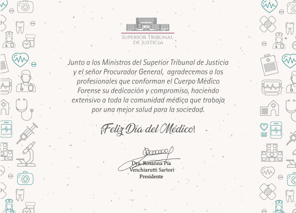 “Día Panamericano del Médico”: el Poder Judicial destaca la figura de nuestros profesionales de la salud “Día Panamericano del Médico”: el Poder Judicial destaca la figura de nuestros profesionales de la salud imagen-5