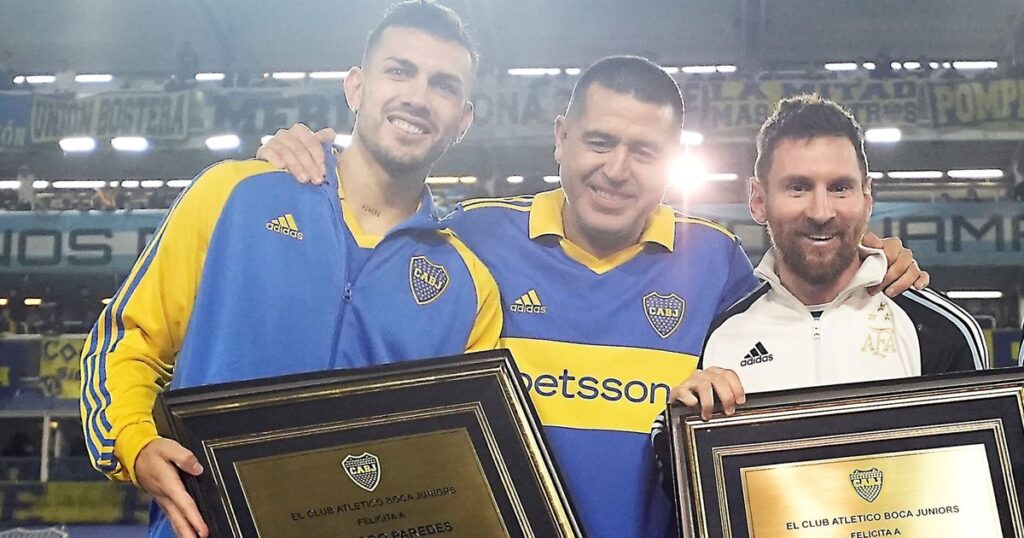 La bendición de Messi para Paredes antes de la semifinal con Racing La bendición de Messi para Paredes antes de la semifinal con Racing imagen-41