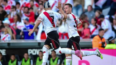 El sorpresivo goleador de un River con anemia ofensiva récord - TyC Sports imagen-9