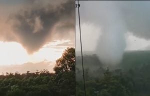 Paraguay: reportan la formación de un tornado entre Santa Rita y Santa Rosa del Monday imagen-8