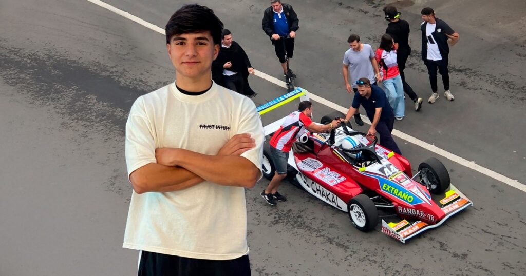 Sebastián Caram, el pibe que sueña con la Fórmula 4: hashtag viral, amor por Racing y entrenamiento con una Amarok imagen-4