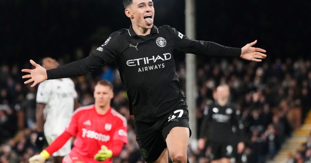 Partidazo: el Manchester City le gana 5 a 4 al Fulham Partidazo: el Manchester City le gana 5 a 4 al Fulham imagen-5