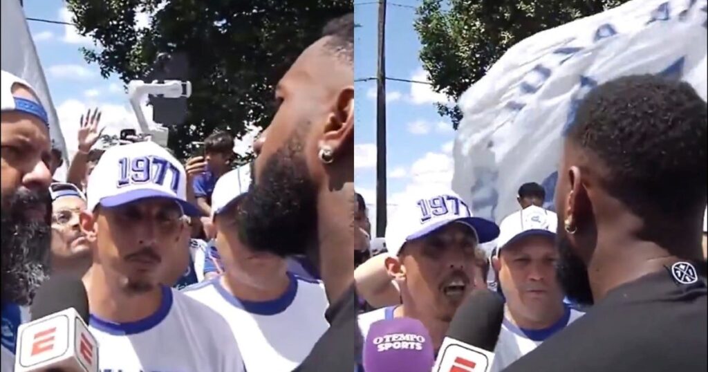 Video: la barra de Cruzeiro recibió a Gerson, el fichaje más caro en la historia del fútbol sudamericano imagen-5
