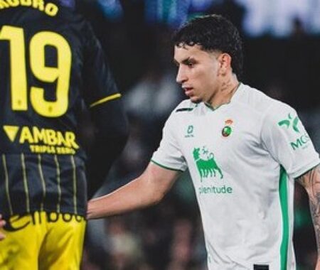 Gol de Gustavo Puerta en Racing de Santander: Zaragoza fue su víctima imagen-9