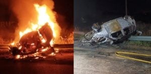 Tragedia vial en la Ruta Nacional 14 en Entre Ríos: un misionero entre los cuatro muertos tras el vuelco e incendio de un auto en la ruta 14 imagen-11