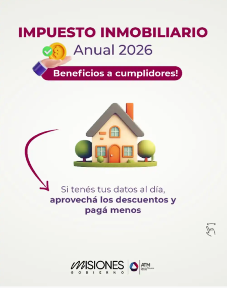 ATM lanza un plan de beneficios para contribuyentes cumplidores del Impuesto Inmobiliario 2026 imagen-11