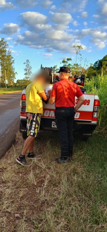 Bomberos intervinieron en un incendio de pinar y labraron un acta por quema ilegal en Panambí imagen-22
