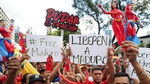 Miles de personas se movilizaron en Caracas para exigir la libertad de Maduro tras su detención y procesamiento en Nueva York imagen-9
