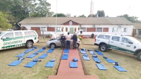 Un agricultor intentó escapar de un control vial con más de 193 kilos de marihuana imagen-111