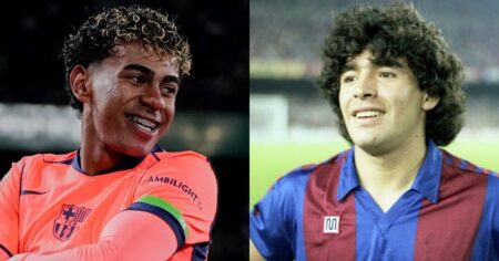 Video: Lamine Yamal marcó un nuevo gol en el Barcelona e igualó una marca de Diego Maradona Video: Lamine Yamal marcó un nuevo gol en el Barcelona e igualó una marca de Diego Maradona imagen-11