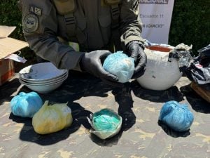 Hallaron más de dos kilos de cocaína ocultos en una encomienda interceptada en Jardín América imagen-8