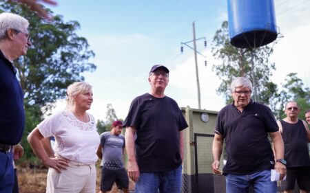 Passalacqua supervisó la obra de provisión de agua potable en Colonia Las Tunas  imagen-8