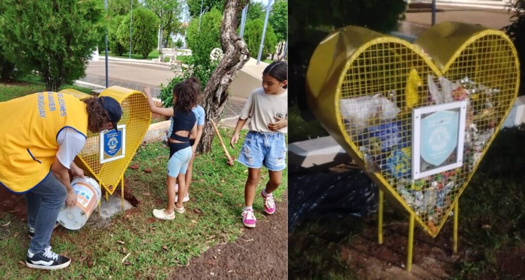 El Club de Leones solicita no arrojar basura en los canastos corazones solidarios imagen-74