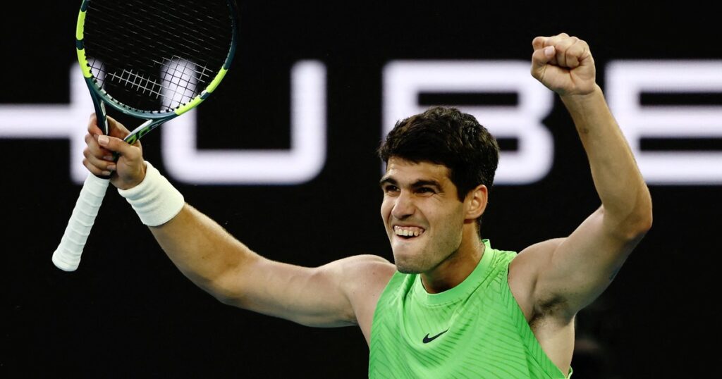 Alcaraz, enorme: venció en 5 horas y 27 minutos de juego a Zverev y se metió en su primera final del Abierto de Australia imagen-4