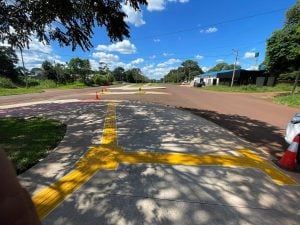 Oberá | Avanza la demarcación de senderos en Avenida Gendarmería Nacional con criterios de accesibilidad y seguridad imagen-16