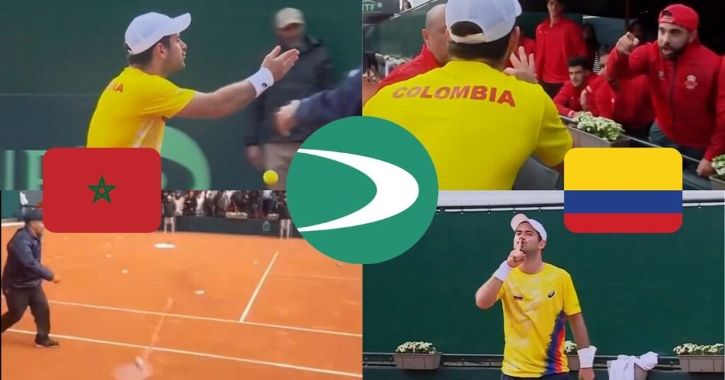 Victoria y botellazos: escándalo en la Copa Davis entre Colombia y Marruecos imagen-4