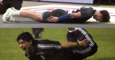 Video: el voleibolista japonés que se tiró a lo Maradona para disculparse con una jueza después de un darle un pelotazo imagen-15