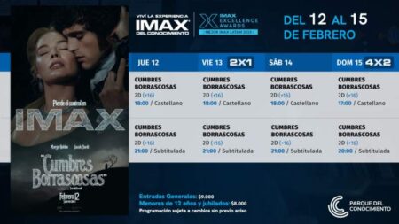 Cumbres borrascosas, pasión y romanticismo para la Semana de los Enamorados en el Imax imagen-119