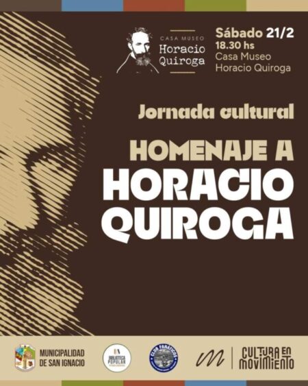 El III Encuentro Cultural del Verano rendirá homenaje a Horacio Quiroga en San Ignacio imagen-14