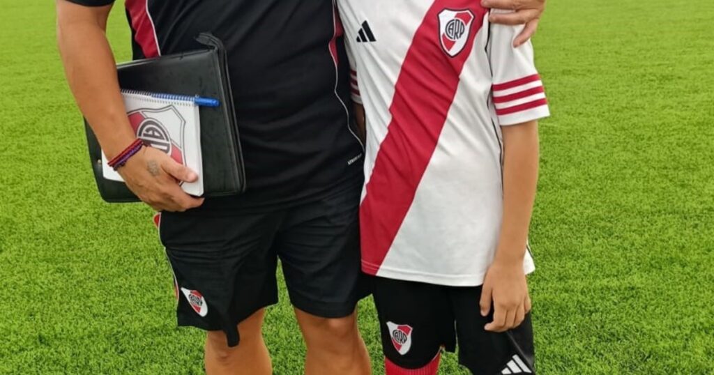 El nuevo Echeverri de River: el sobrino del Diablito se sumó a las Infantiles imagen-4