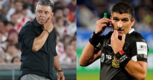 Gallardo y el reencuentro en La Paternal con un árbitro al que le declaró la guerra imagen-1