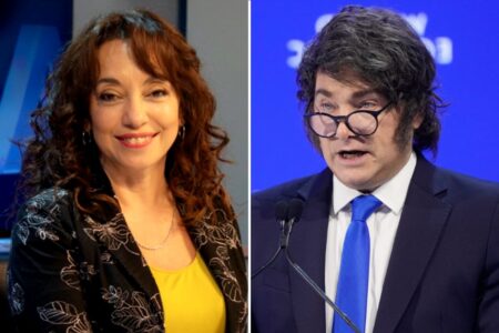 “Mirá lo que me hacen decir”: la presentadora de la Fiesta Nacional del Mate leyó un insulto contra Javier Milei imagen-6