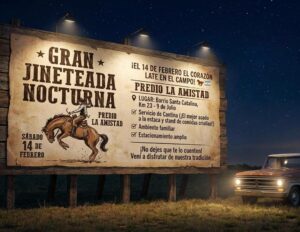 Jineteada Nocturna: una invitación que une turismo y tradición en 9 de Julio imagen-4