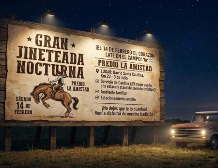 Jineteada Nocturna: una invitación que une turismo y tradición en 9 de Julio imagen-18