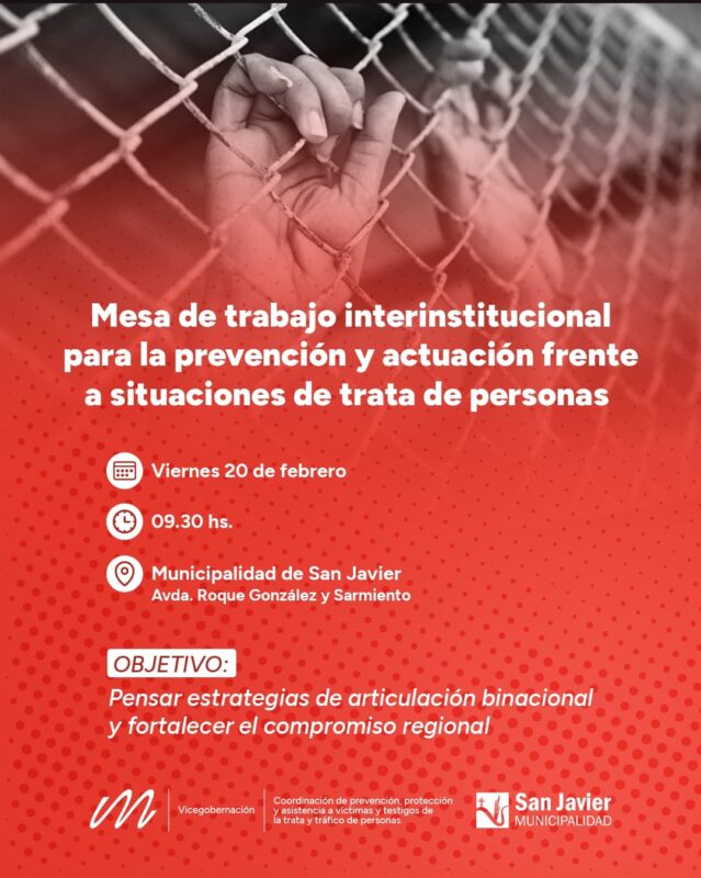 San Javier será sede de una mesa interinstitucional contra la trata de personas imagen-65