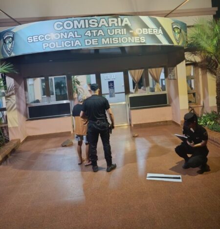 Amenazó a su pareja con un machete y terminó detenido en Oberá imagen-9