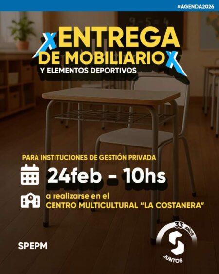 «Estudiar asegura tu futuro»: Misiones prepara entrega de mobiliario y elementos deportivos antes del inicio de clases «Estudiar asegura tu futuro»: Misiones prepara entrega de mobiliario y elementos deportivos antes del inicio de clases imagen-10