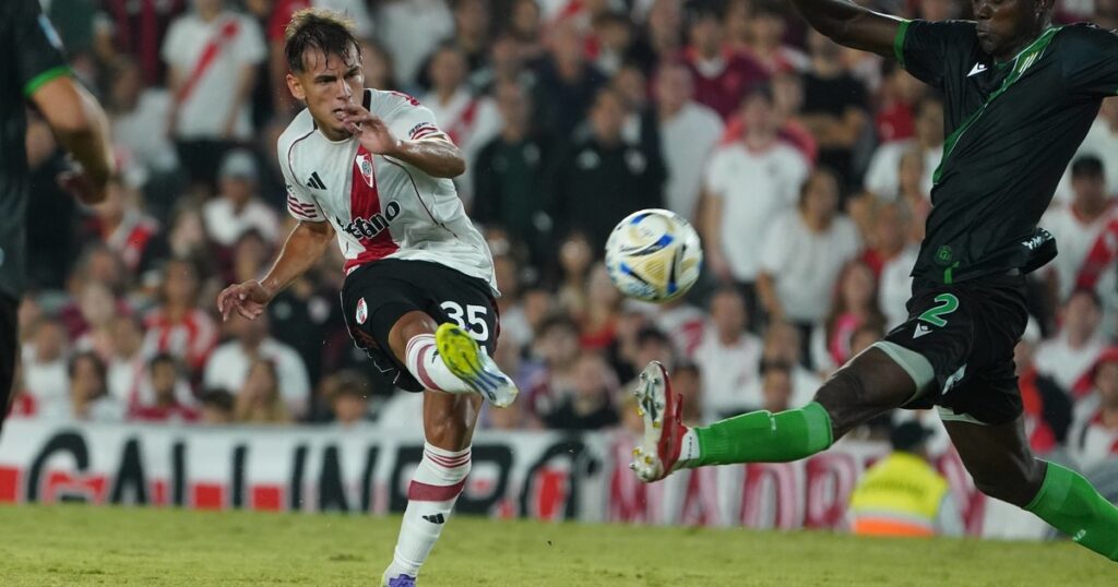 Video: la emoción de Freitas después de su primer gol en la Primera de River Video: la emoción de Freitas después de su primer gol en la Primera de River imagen-38