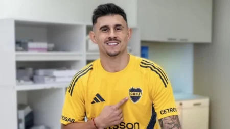 Boca presentó a Bareiro, que ya se entrenó y podría sumar minutos en la Copa Argentina - TyC Sports imagen-9