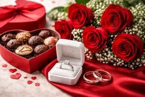 El Día de los enamorados con gestos clásicos: alianzas para comprometerse, chocolates para compartir y rosas rojas para sorprender imagen-8