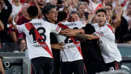 River le regaló a Marcelo Gallardo una despedida con triunfo ante Banfield por el Torneo Apertura: reviví lo mejor - TyC Sports imagen-7
