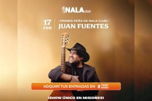 Ticket Misiones | El ex vocalista de «Los Huayra», Juan Fuentes, llega a NALA Club para una peña folclórica Ticket Misiones | El ex vocalista de «Los Huayra», Juan Fuentes, llega a NALA Club para una peña folclórica imagen-4