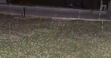 Granizo de madrugada en la Ciudad y el GBA en medio del calor agobiante imagen-8