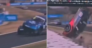 Brutal accidente en Suzuka: choque, vuelcos y retraso para la Fórmula 1 imagen-2