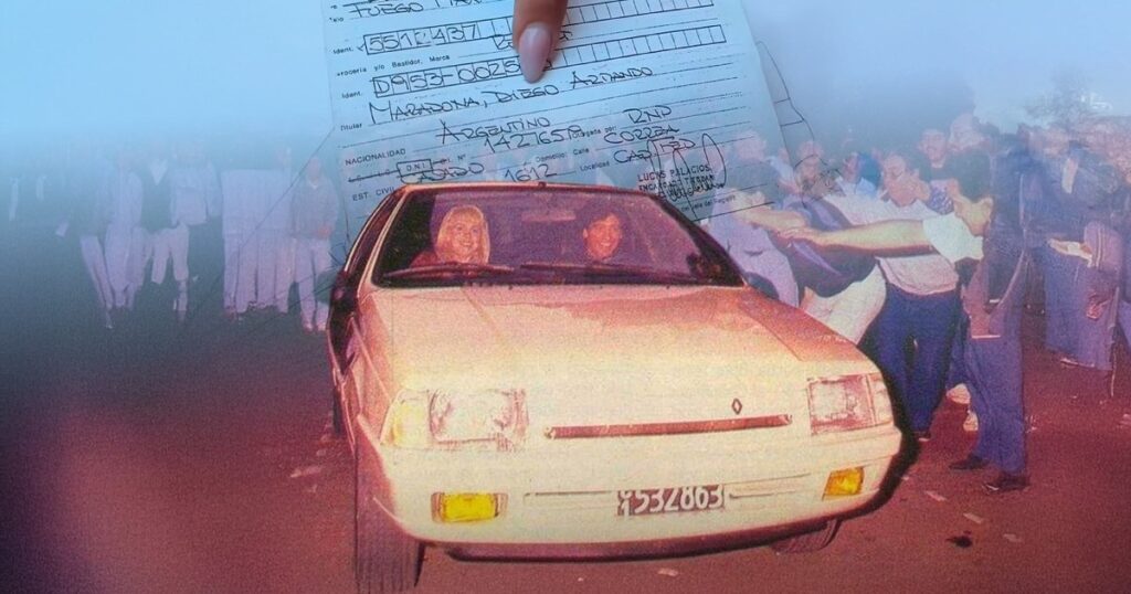 El auto que Diego Maradona compró cuando se fue del Napoli, está intacto y en manos de una piloto imagen-5