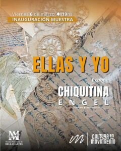 “Ellas y yo”, de Chiquitina Engel se inaugura en el Yaparí imagen-2