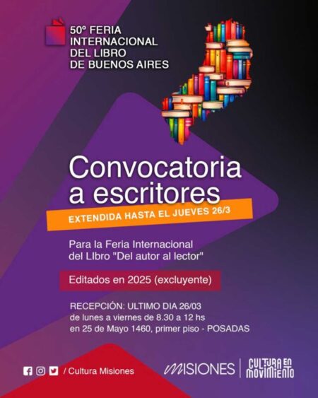 Se extiende la convocatoria a escritores para la Feria Internacional del Libro imagen-19