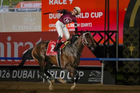 Dubai World Cup: Magnitude superó a Forever Young y Calandagan ratificó su perfil como el mejor en el césped imagen-8