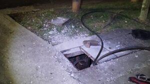 Intentó robar cables de fibra óptica, fue captado por el CIO 911 y terminó detenido en Posadas imagen-2