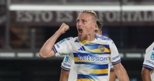 Video: del resbalón de Bareiro al primer gol de Ascacibar para poner en ventaja a Boca imagen-3